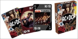 Jeu de Cartes AC/DC Jeu Musical Accessoire