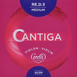Corde seule : RÉ Violon CORELLI CANTIGA à boule tirant moyen