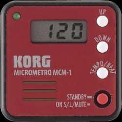 Métronome Electronique - Métronome Musique Micrometro KORG Rouge - Accessoire - di-arezzo.fr