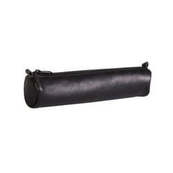 Petite trousse en CUIR NOIR - CLAIREFONTAINE - AGE BAG