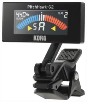 AW-3G2 KORG - Accordeur Chromatique à pince pour GUITARE et BASSE