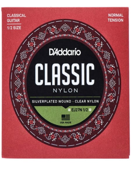 D'addario EJ27N-1/2 jeu de cordes pour Guitare Classique 1/2