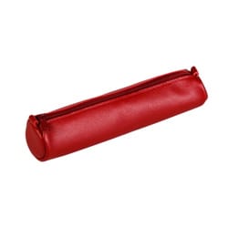 Petite trousse en CUIR ROUGE - CLAIREFONTAINE - AGE BAG