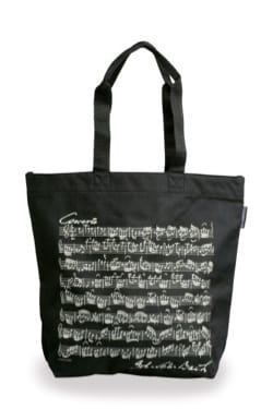 Sac Shopping - NOIR - BACH Cadeaux - Musique Accessoire