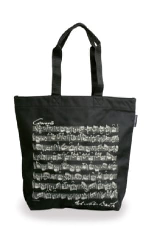Sac Shopping - NOIR - BACH Cadeaux - Musique Accessoire