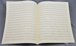 Papier à Musique - Spécial PIANO - Format Jésus - Papier à Musique 