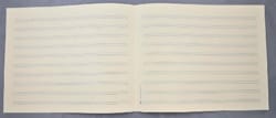 Papier à Musique - 10 portées - Format Italien - Papier à Musique 