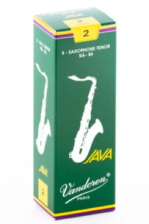 5 anches VANDOREN série JAVA pour SAXOPHONE TENOR force 2