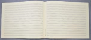 Papier à Musique - 14 portées - Format Italien - Papier à Musique 