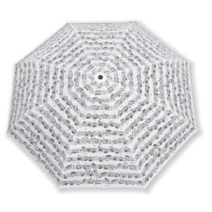 Petit Parapluie BLANC - Notes de Musique noires - Cadeaux - Musique