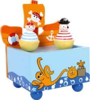 Boîte à musique Pirates Jeu musical pour enfant Accessoire