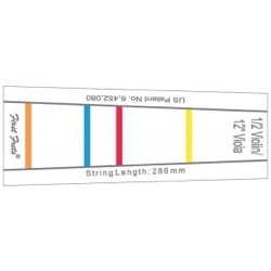 Barette de couleurs First Fret pour touche de VIOLON 1/4