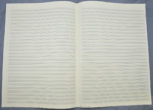 Papier à Musique - 30 portées - Grand Format - Papier à Musique 