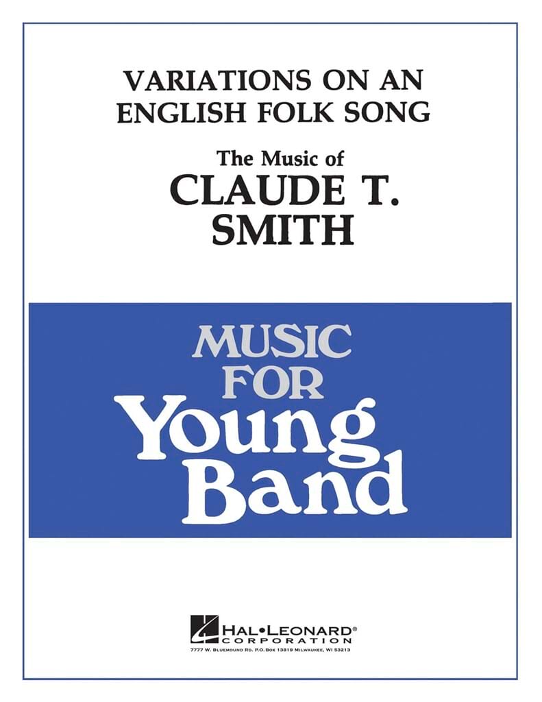 Variations on an English Folk Song - T. Smith Claude - Partition