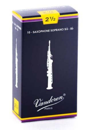 Vandoren SR2025 - Anches Saxophone Soprano 2.5