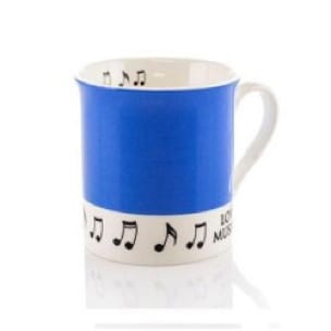 Mug - Tasse Bleue Love music Cadeaux - Musique Accessoire