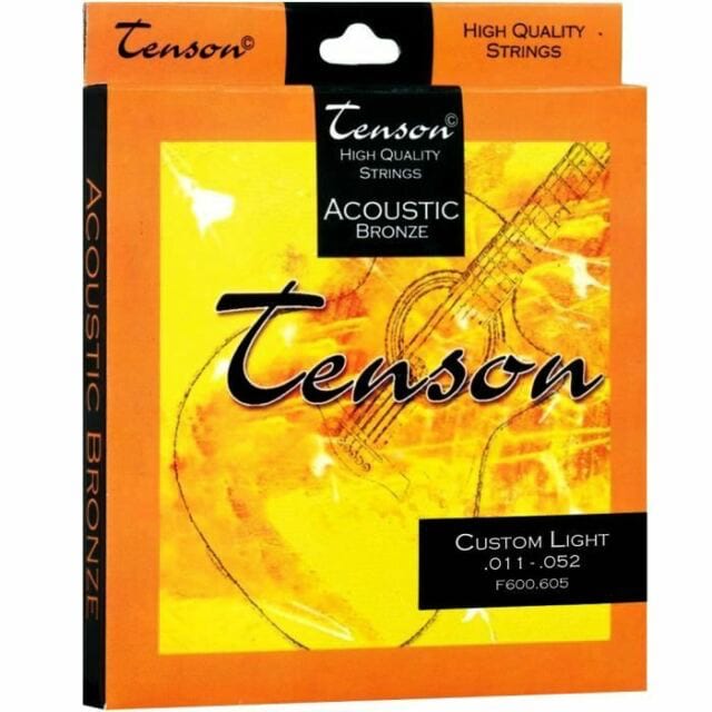 Corde Guitare acoustique Tenson Bronze - Jeu 011-052