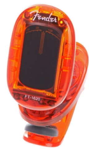 Accordeur Fender FT-1620 California Clip-On Rouge