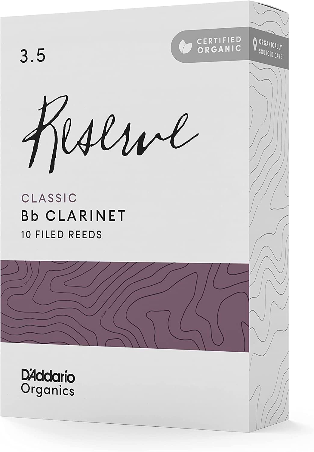 D'Addario Organics Réserve - Anches Clarinette Sib 3.5