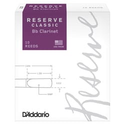 D'Addario Réserve Classic - Anches Clarinette Sib 4.0