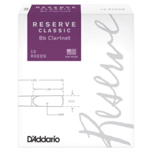 D'Addario Réserve Classic - Anches Clarinette Sib 4.5