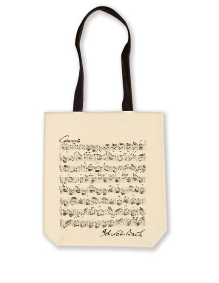 Sac Shopping en coton - BACH Cadeaux - Musique Accessoire
