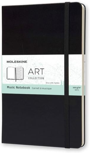 Carnet à musique MOLESKINE Grand format - Papeterie Musicale - Papier