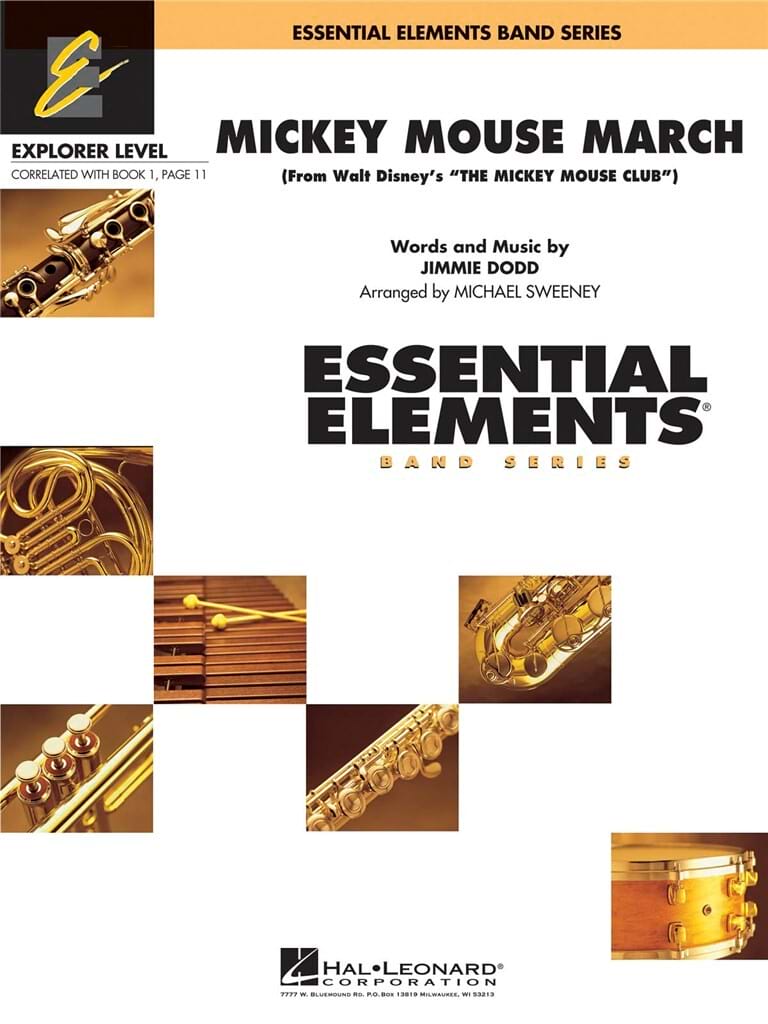 Mickey Mouse March Partition ENSEMBLES, BANDS
