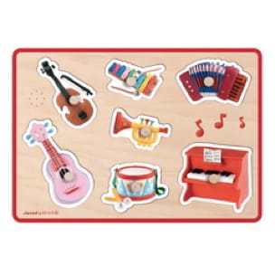 Puzzle Musical Instruments JANOD Jeu musical pour enfant Accessoire