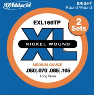 JEU de Cordes D'ADDARIO pour Guitare Basse EXL160 RW 50/105 Medium