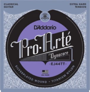 JEU de Cordes D'ADDARIO PRO ARTE - Extra Hard /DynaCore Composite-Titanium