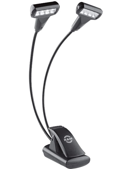Lampe double 4 leds K&M Accessoire pour Musicien Accessoire
