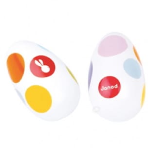 Oeuf Maracas Confetti JANOD Jeu musical pour enfant Accessoire