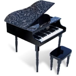 Grand Piano à Queue noir - Jouet pour enfant - Jeu Musical pour enfant