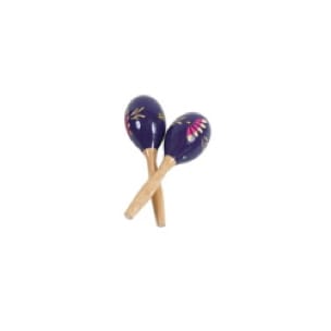 Maracas violettes FUZEAU Jeu musical pour enfant Accessoire