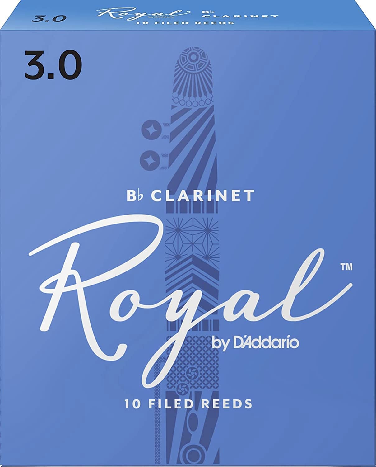 D'Addario Rico Royal - Anches Clarinette Sib 3.0