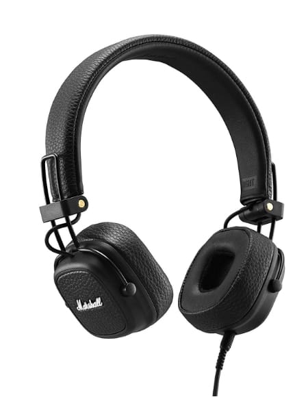Casque Marshall Major 3 Noir Accessoire pour Musicien Accessoire