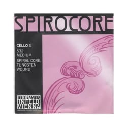 Corde seule : SOL VIOLONCELLE SPIROCORE tirant moyen