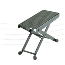 Accessoire pour Guitare - Repose pied guitariste réglable coloris noir Ruka - Accessoire - di-arezzo.fr