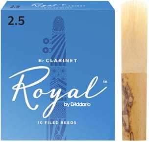 D'Addario Rico Royal - Anches Clarinette Sib 2.5
