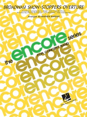 Broadway Showstopper Overture Barker Warren Partition ENSEMBLES, BANDS