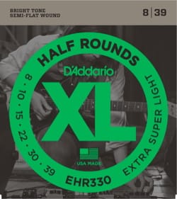 JEU de Cordes D'ADDARIO pour Guitare Electrique - Jeux / Extra Sup Light 08-10-1
