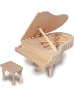 Piano en bois à construire en Kit Jeu musical pour enfant Accessoire