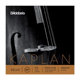 JEU VIOLONCELLE 4/4 KAPLAN - Tirant MOYEN - Cordes pour Violoncelle