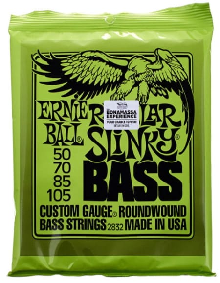 Cordes Ernie Ball 2832 Guitare Basse Regular slinky 50-70-85-105