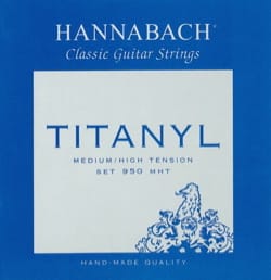 JEU de Cordes pour Guitare HANNABACH 950 TITANYL - Tension Medium/High