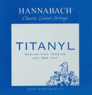 JEU de Cordes pour Guitare HANNABACH 950 TITANYL - Tension Medium/High