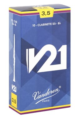 Vandoren CR8035 - Anches V21 Clarinette Si bémol 3.5