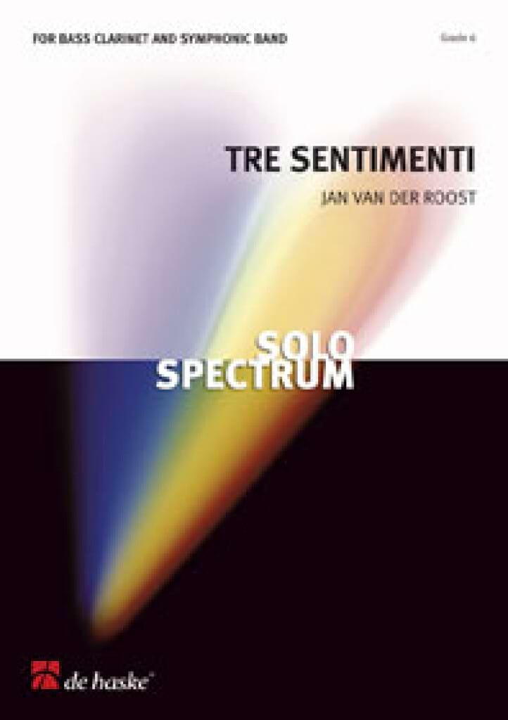 Tre Sentimenti Van der Roost Jan Partition ENSEMBLES, BANDS
