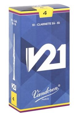 Vandoren CR804 - Anches V21 Clarinette Si bémol 4.0